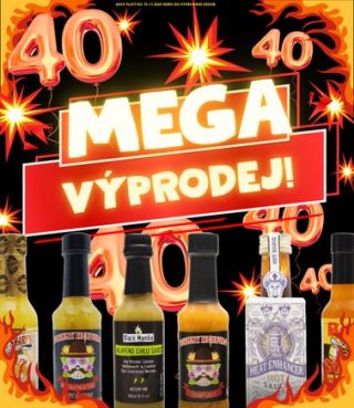 🔥 MEGA VÝPRODEJ – sleva až 40 %! 🔥 Milovníci pálivého pozor! 🌶️ Teď je ten správný čas doplnit zásoby omáček, které ti...